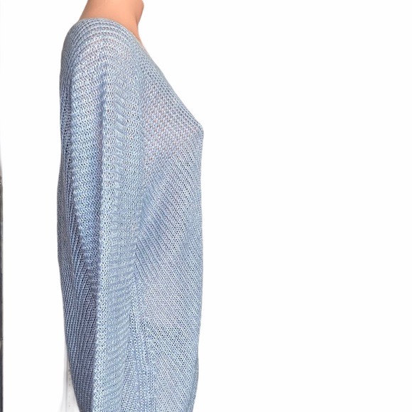 Vince Open Knit V Neck Linen Sweater S - Picture 11 of 16